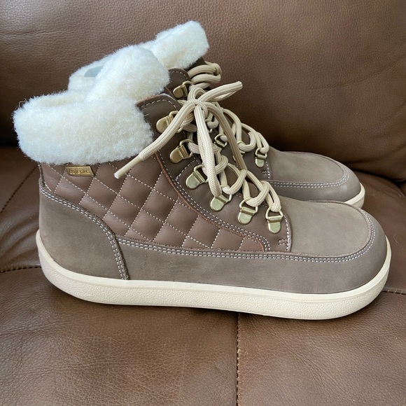 Be lenka Olivia nutty brown wool lined lace up boots - Picture 4 of 9